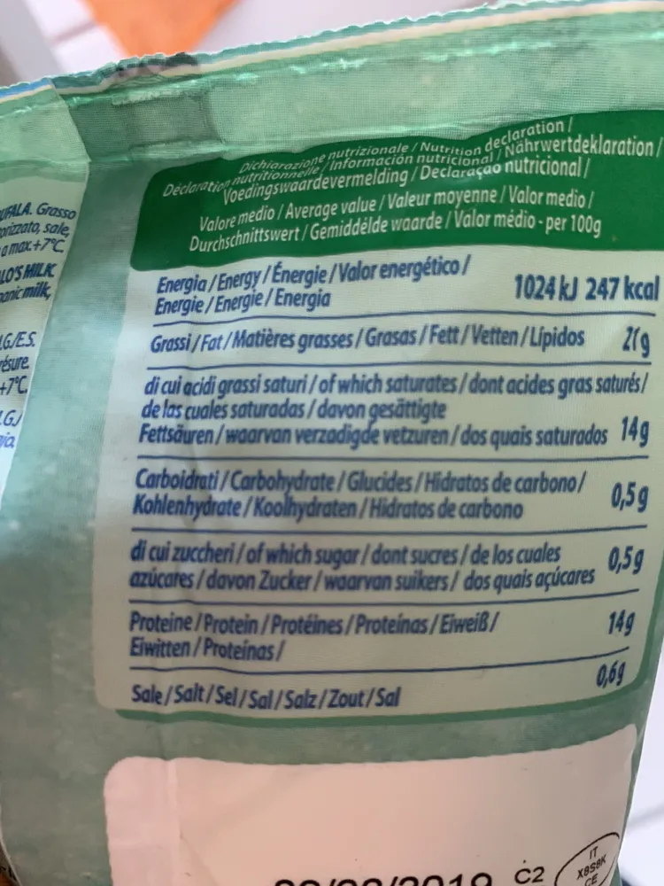 Zanetti mozzarella di buffala aop bio