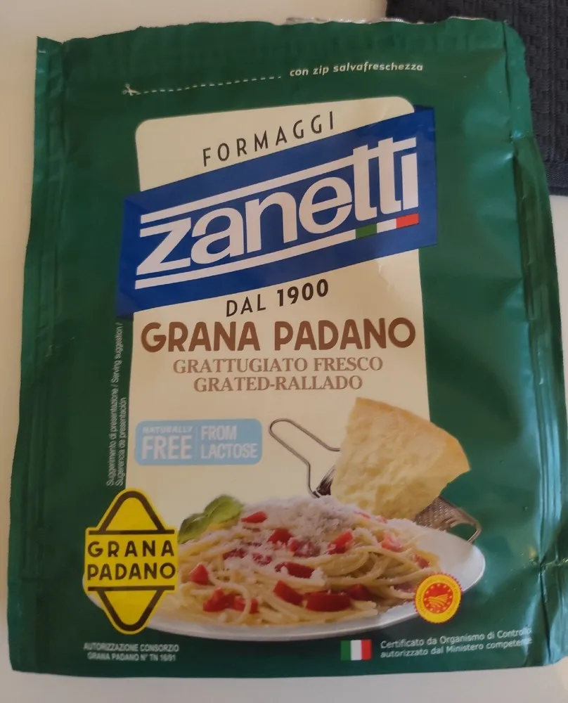 Grana padano grattugiato