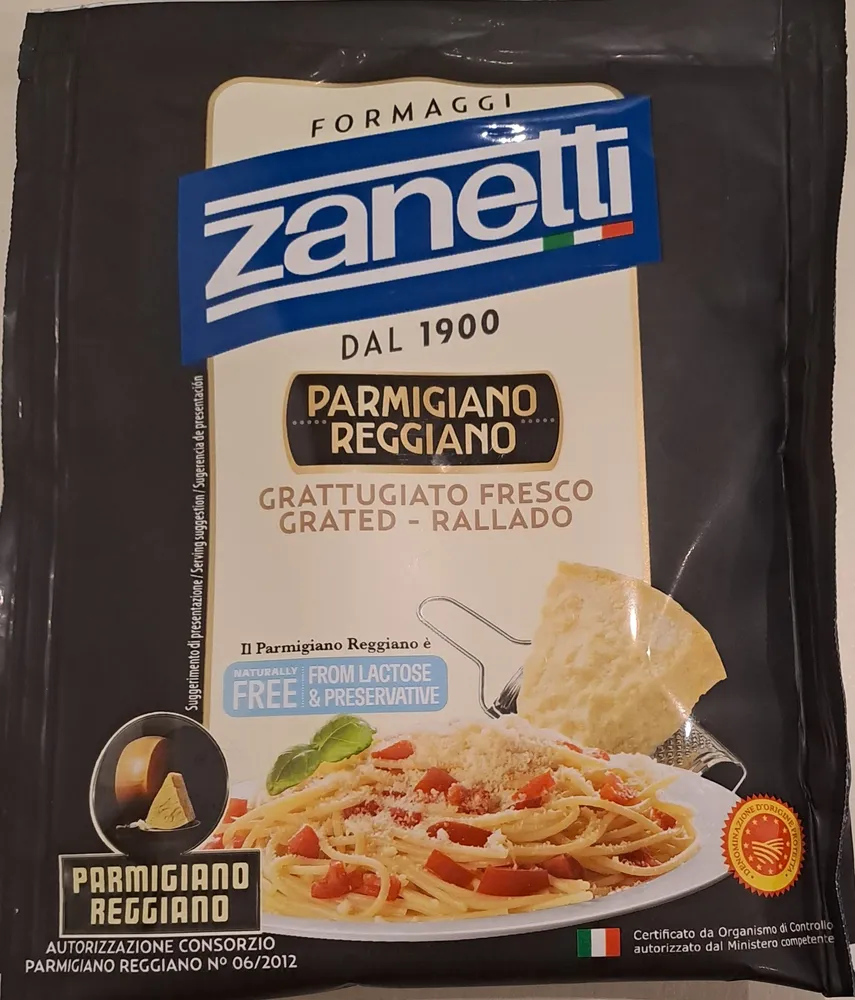Parmigiano reggiano rallado