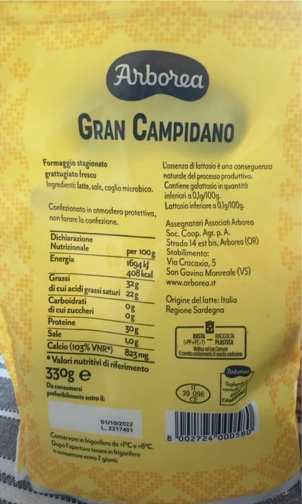 Gran campidano stagionato 16 mesi