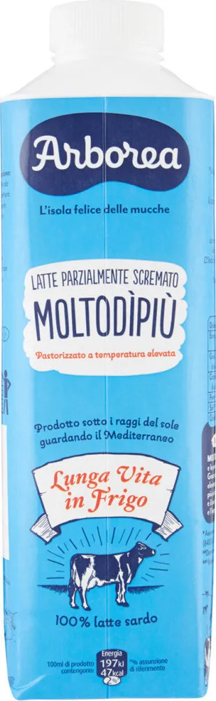 Molto dì più latte parzialmente scremato