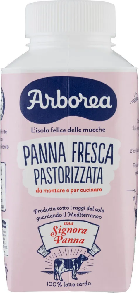 Panna fresca pastorizzata