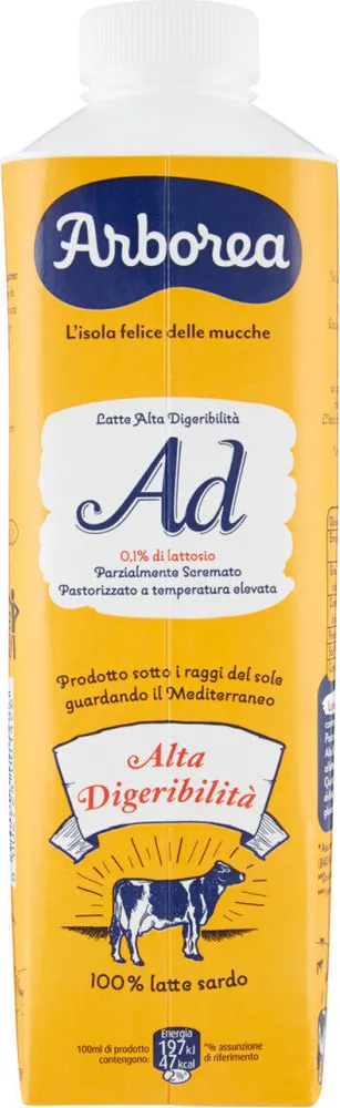 Ad latte alta digeribilità parzialmente scremato