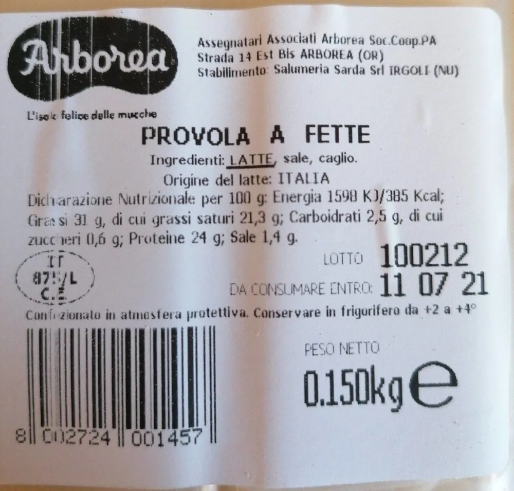Provola a fette