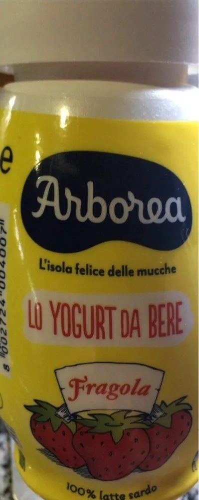 Lo yogurt da bere fragola