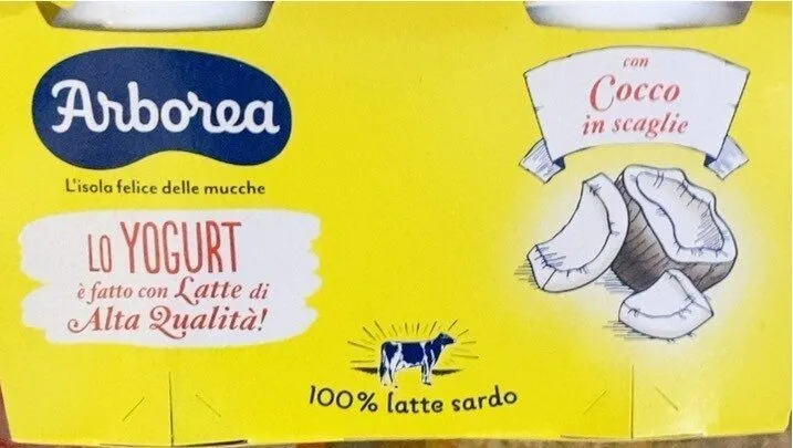 Yogurt cocco in scaglie