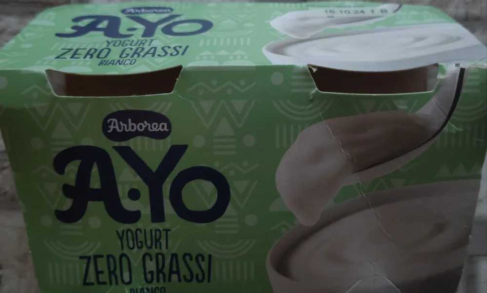 AYo Yogurt zero grassi bianco