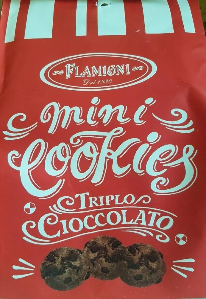 Mini cookies triplo cioccolato