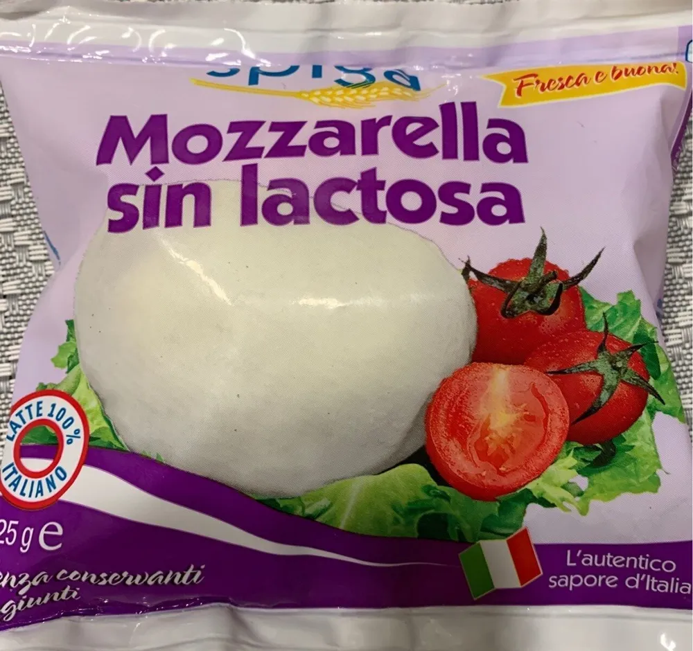Mozzarella sin lactosa