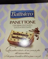 Panettone con crema cioccolato e gocce di cioccolato