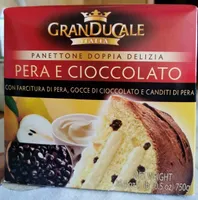 Panettone doppia delizia pera e cioccolato