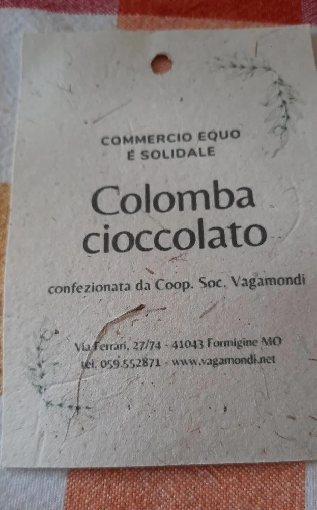 Colomba al cioccolato