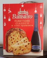 Panettone classico con vino spumante