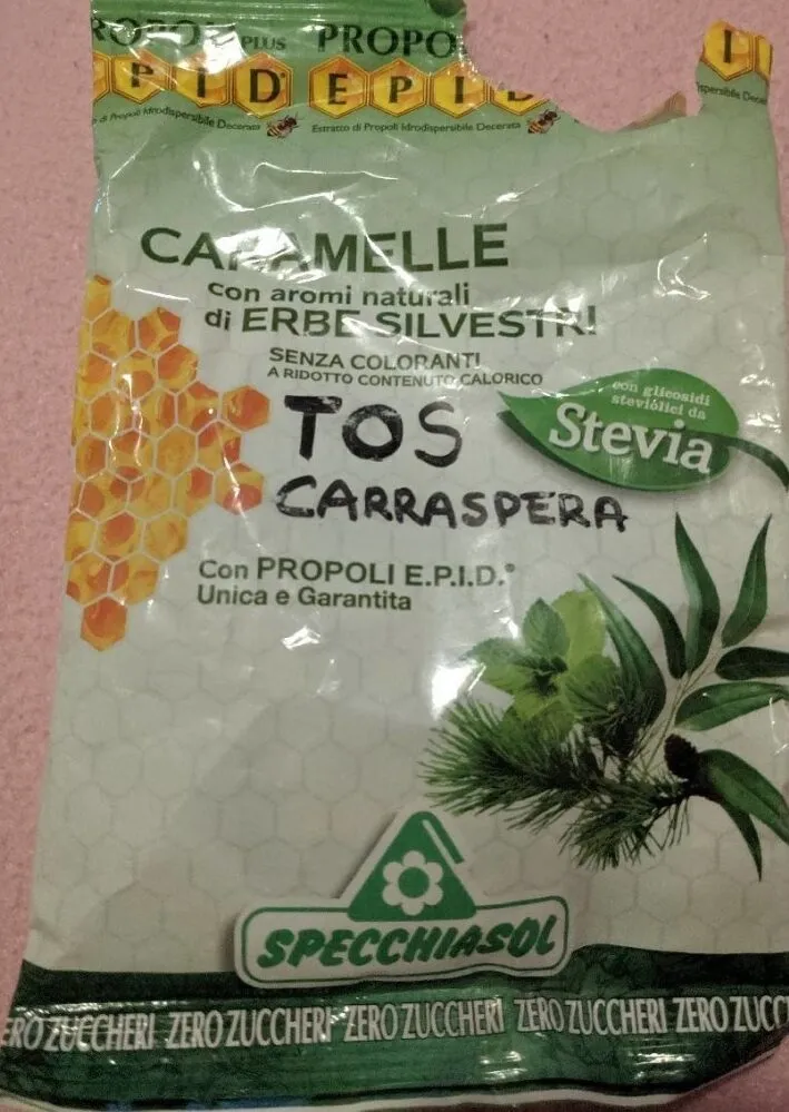Caramelle con aromi naturali di erbe silvestri