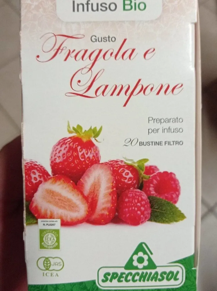 Infuso BIO fragola e lampone