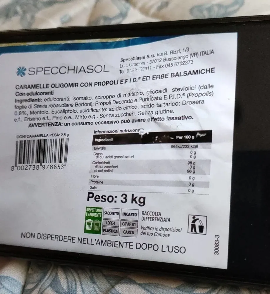 Caramelle oligo