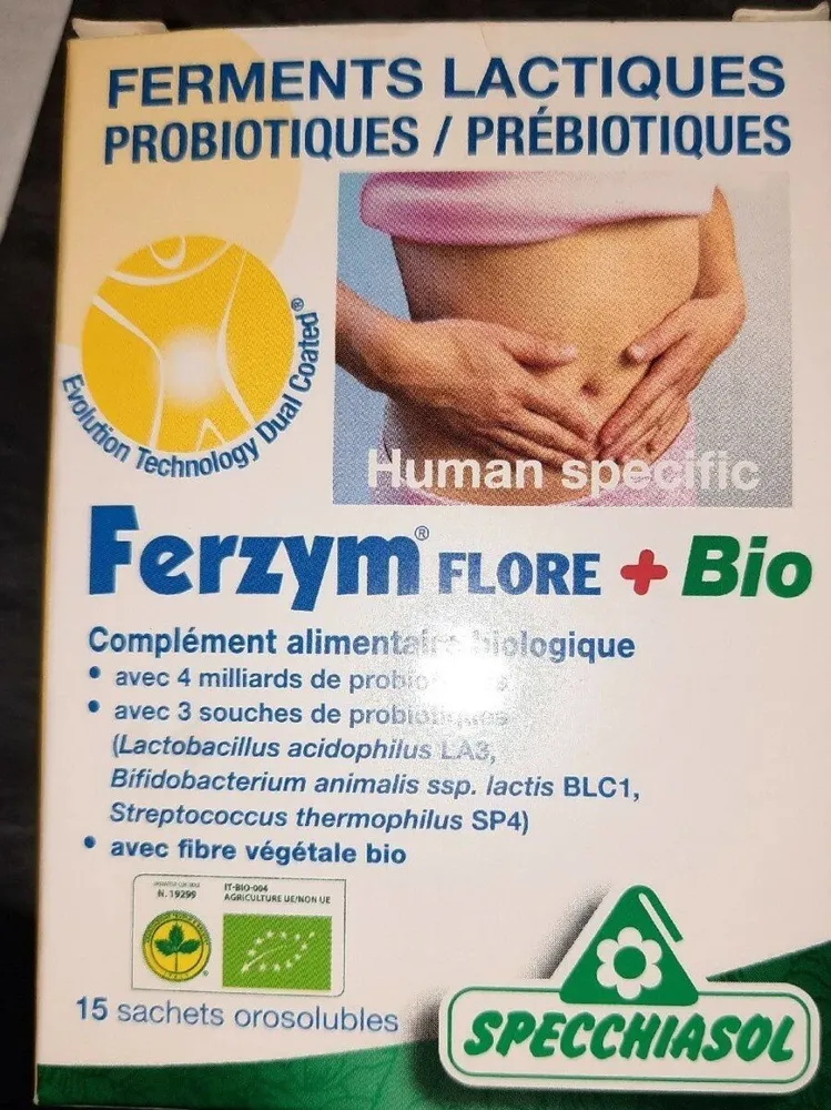 Ferzym Flore + Bio - 15 Sachets - Specchiasol