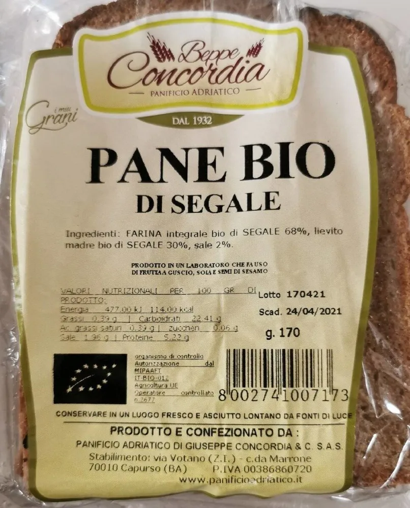 Pane bio di segale