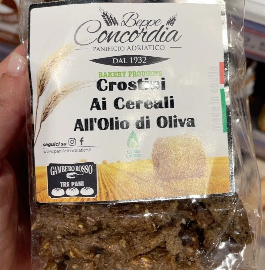 Crostini ai cereali all’olio di oliva
