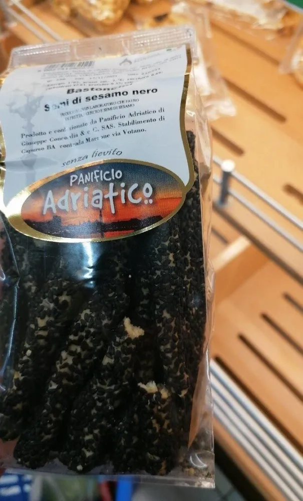 Bastoncini semi di sesamo nero