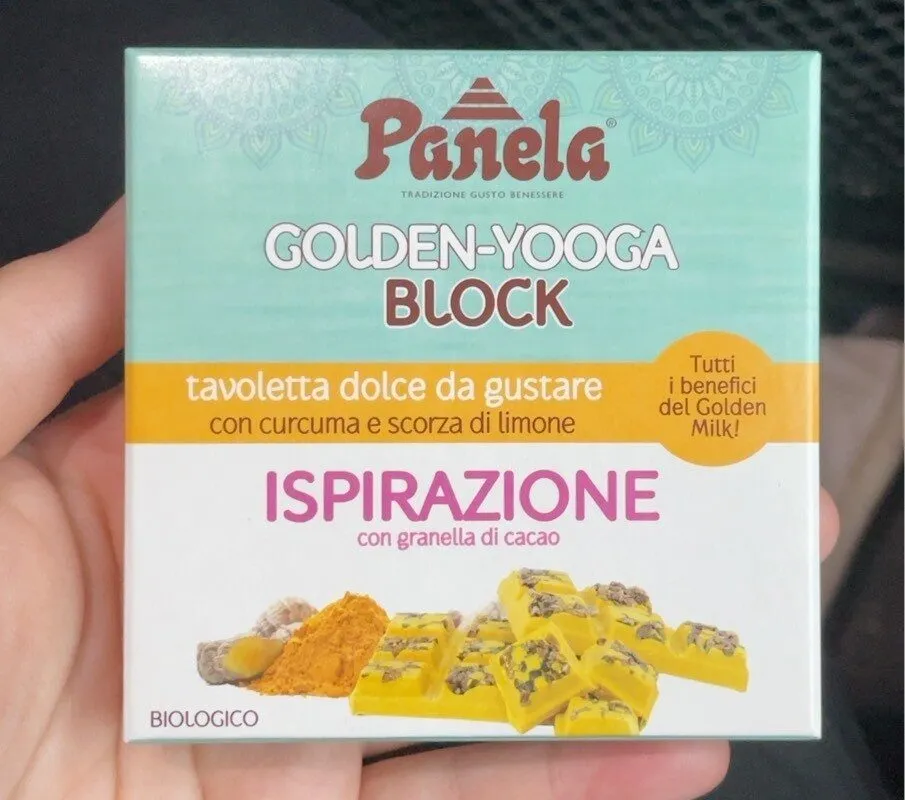 Golden yoga block