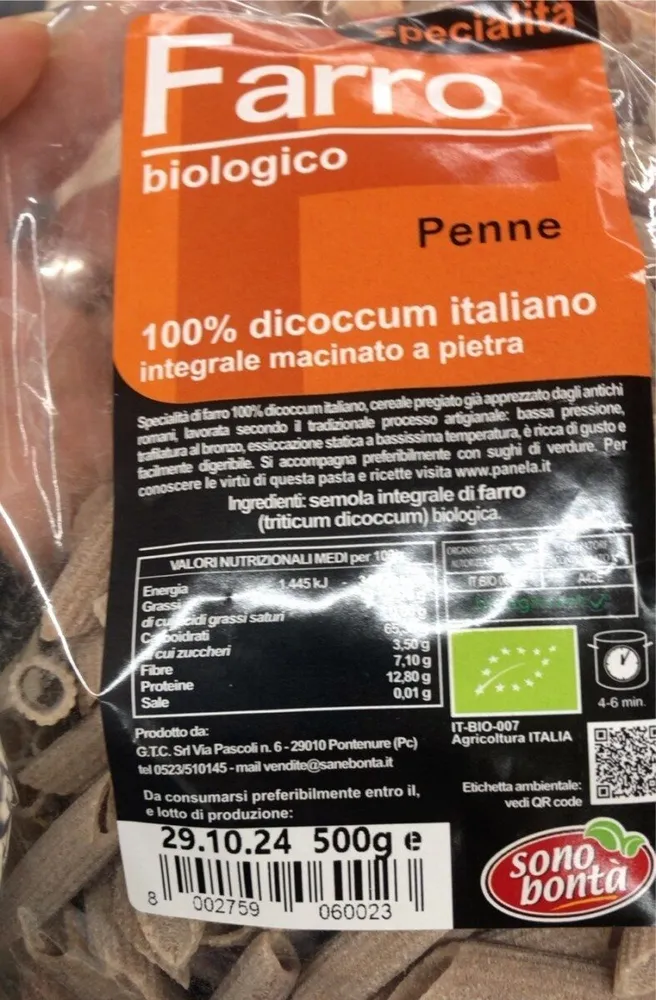 Farro biologico