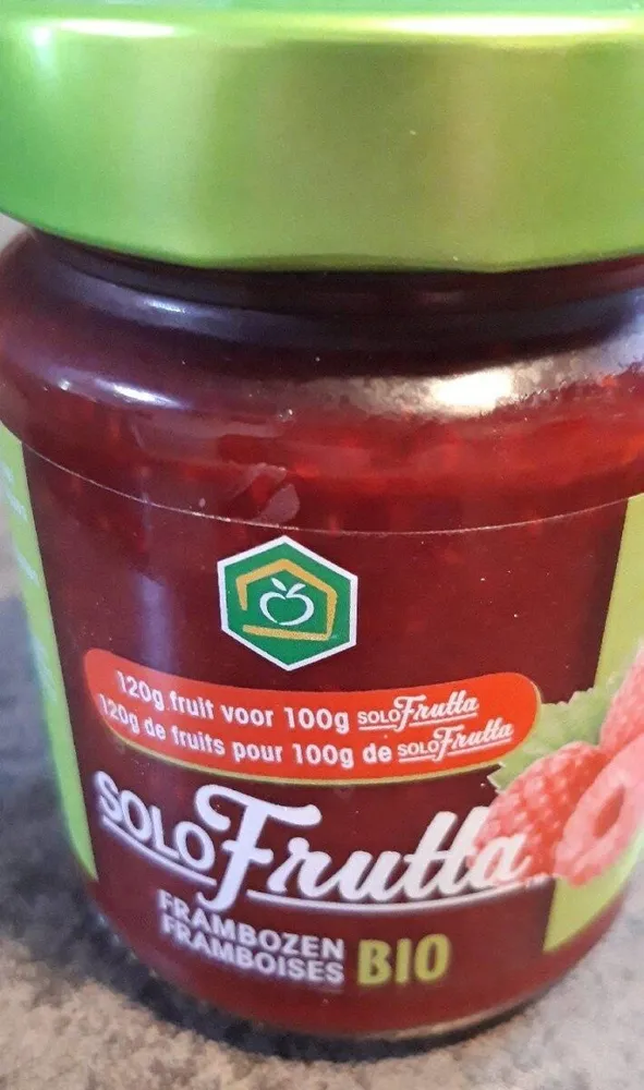 Confiture solo frutta framboises bio