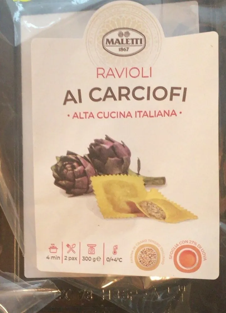Ravioli ai carciofi