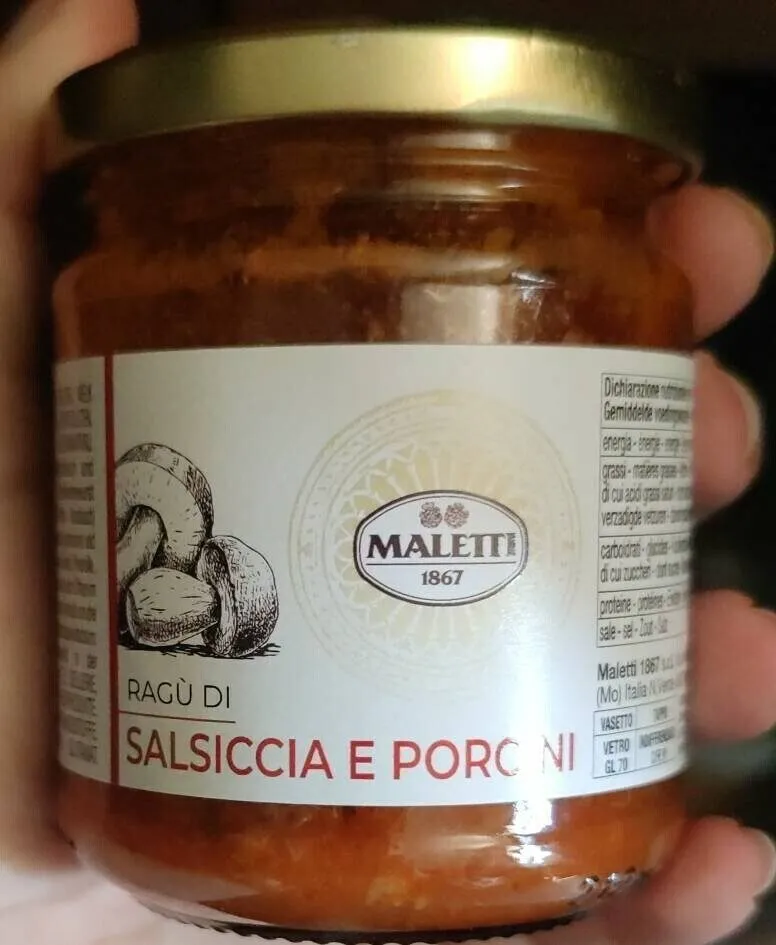 Ragù di salsiccia e porcini