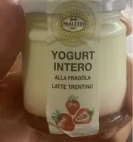 Yogurt intero alla fragola latte trentino