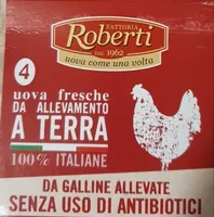 Uova fresche da allevamento a terra senza antibiotici
