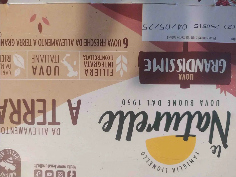 Uova grandissime "le Naturelle"