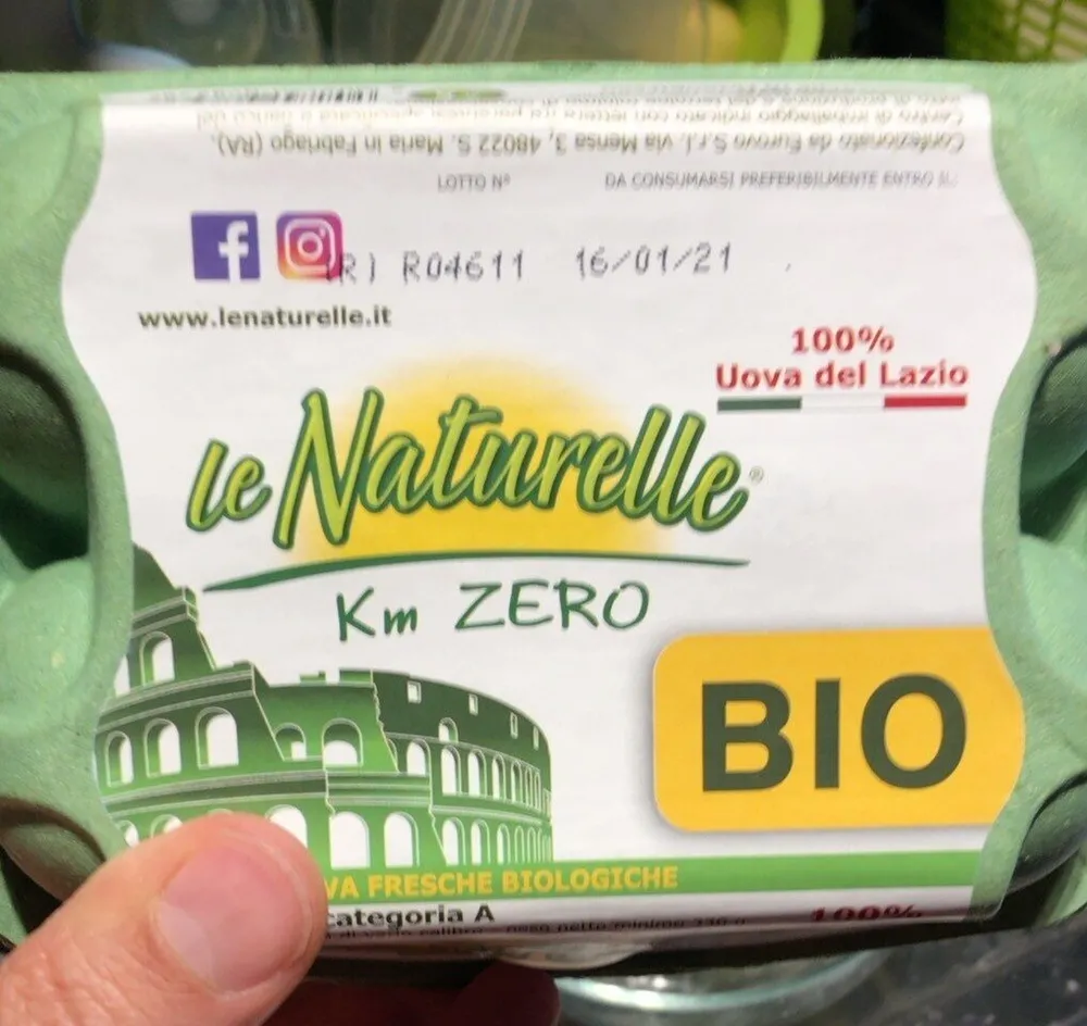 Uova fresche biologiche