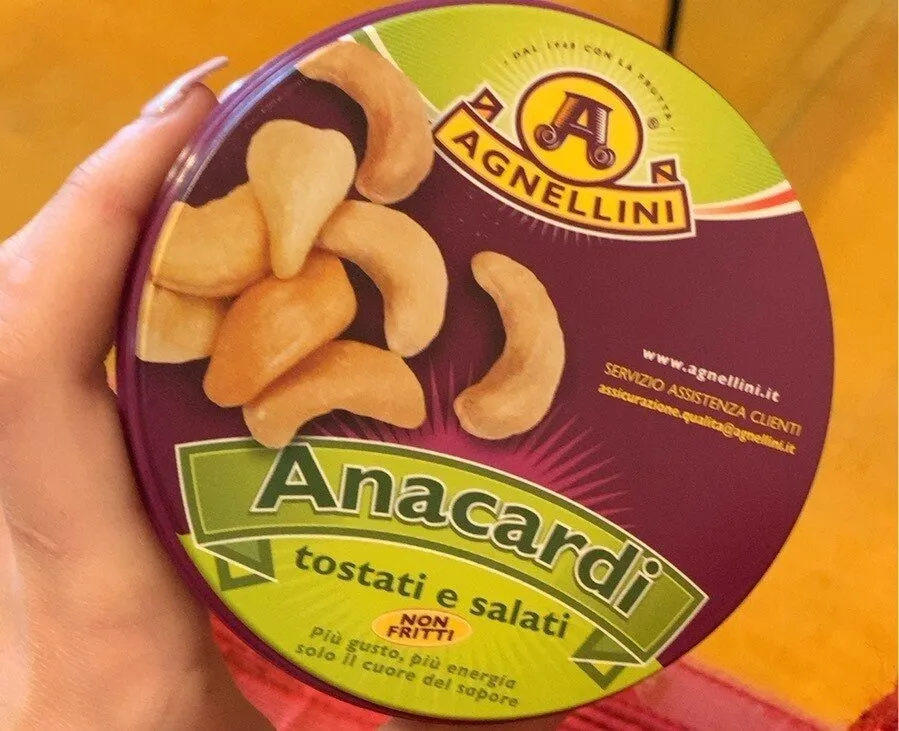 anacardi tostati e salati