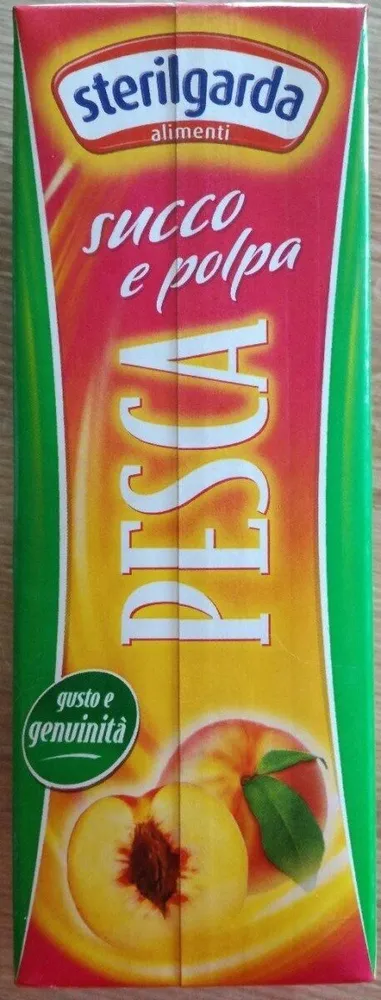 Succo e polpa pesca