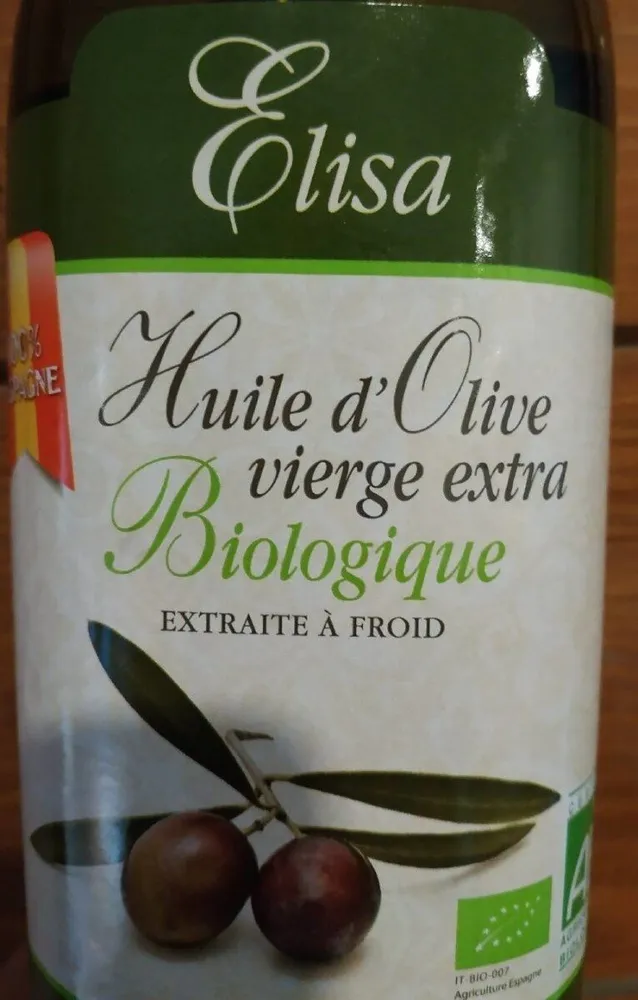 Huile d'Olive vierge extra Biologique