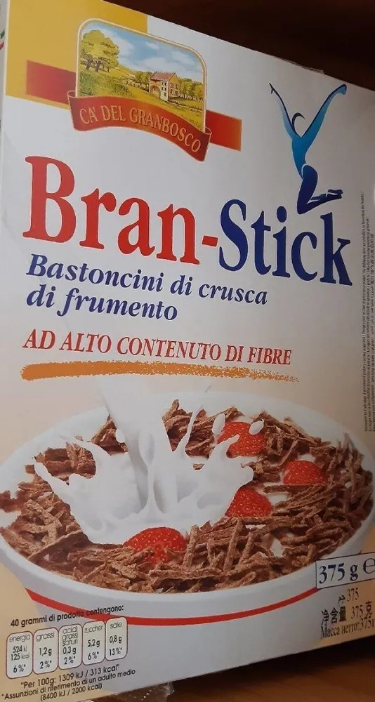 Bastoncini di crusca di frumento