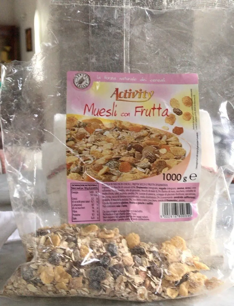 Muesli con frutta