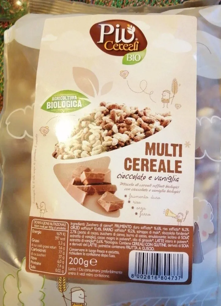 Multi cereale cioccolato e vaniglia