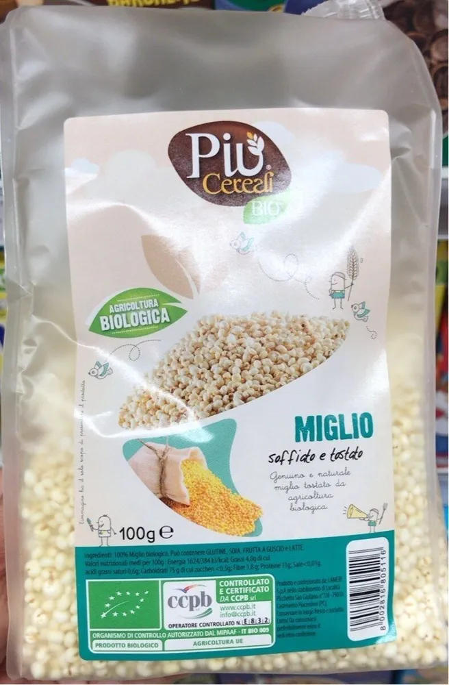 Miglio soffiato e tostato