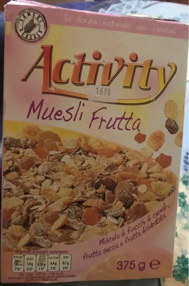 Muesli Frutta Activity