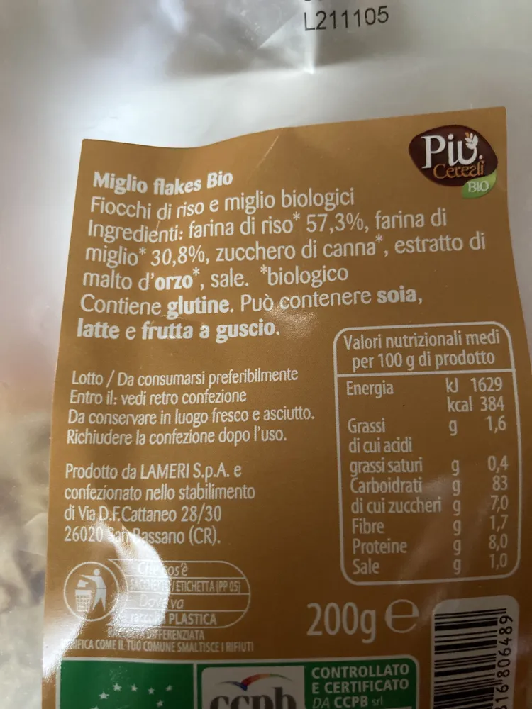Miglio flakes