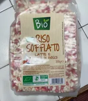 riso soffiato e frutti di bosco