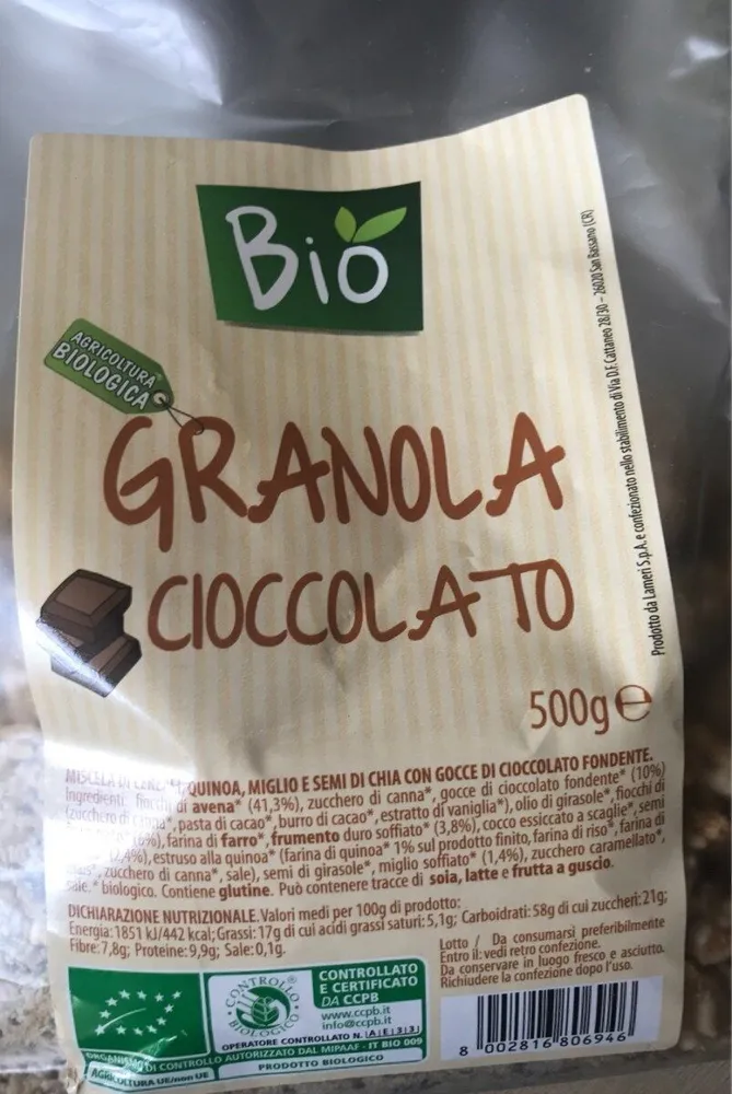 Granola cioccolato
