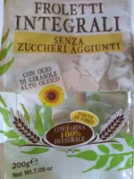 Frolletti Integrali Senza Zuccheri Aggiunti