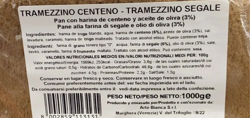 Tramezzino centeno