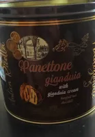 Panettone Gianduia with Gianduia Cream and Dark Chocolate