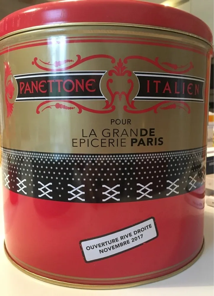Panettone,Produit De Pâtisserie Pour La Grande Epicerie De Paris