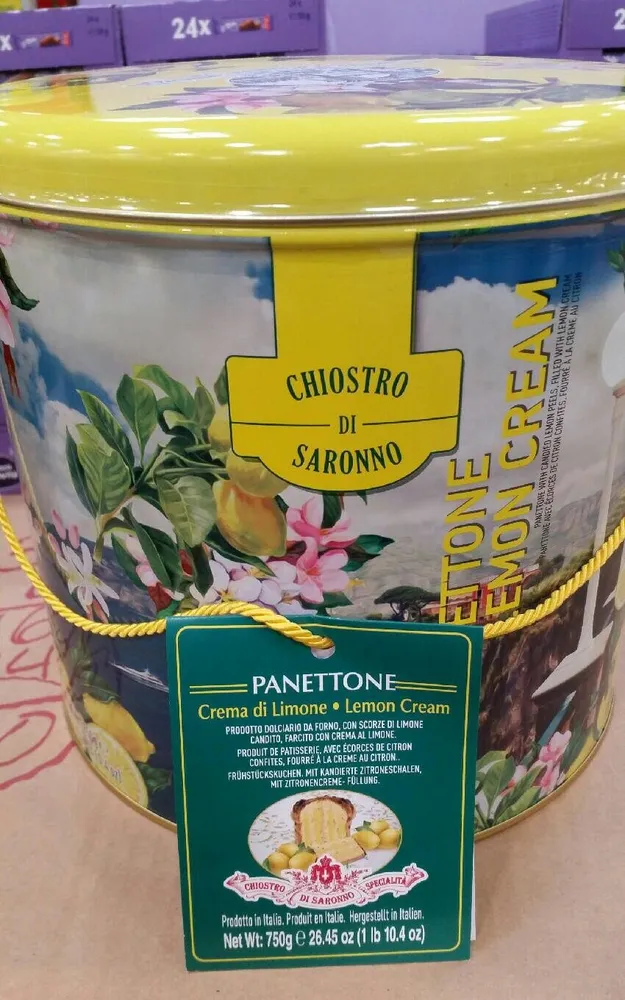 Panettone Crema Limone "Sorrento" - Metal Tin