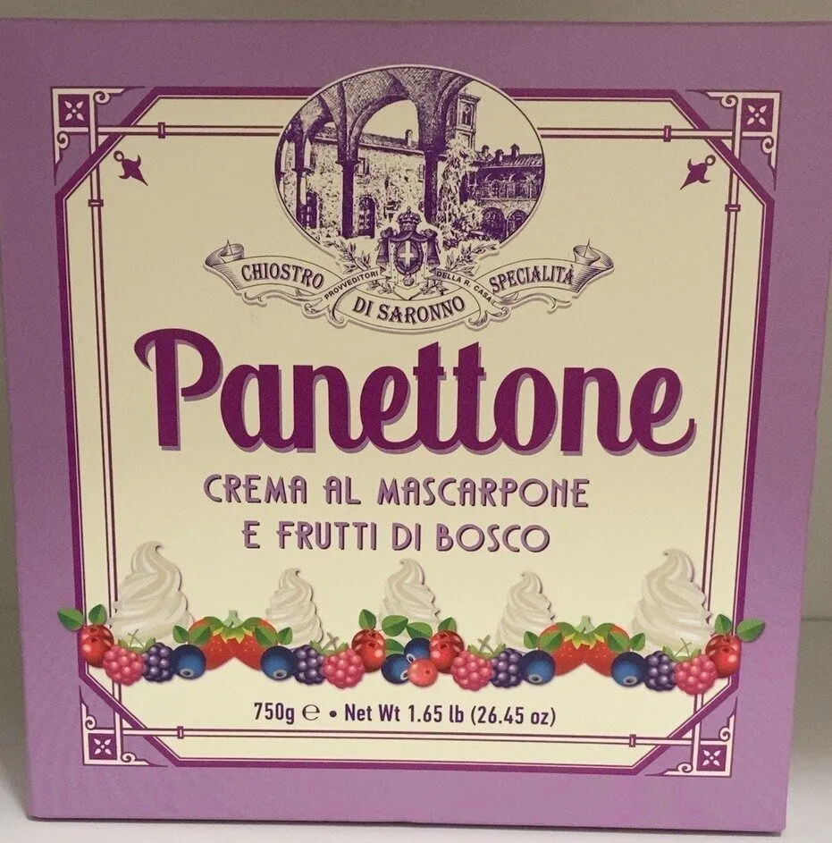 Panettone Crema al Mascarpone e Frutti di Bosco